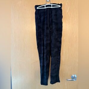 lululemon athletica Black Camo Track Pants